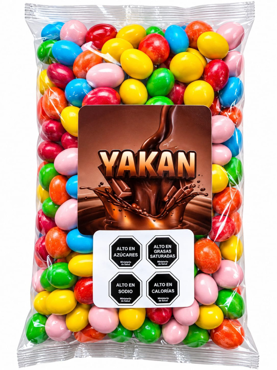 Frutos secos Mani Chocolate de Colores Yakan